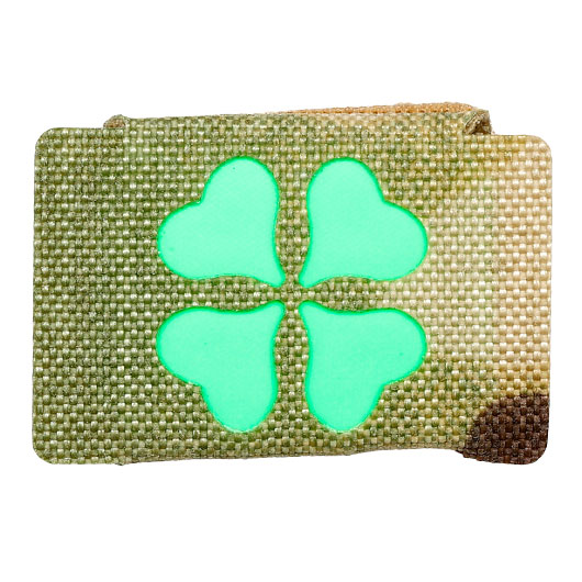 M-Tac Lasercut Kleeblatt Molle Stripe Patch multicam Glow in the Dark