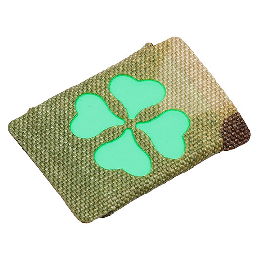 M-Tac Lasercut Kleeblatt Molle Stripe Patch multicam Glow in the Dark Bild 2