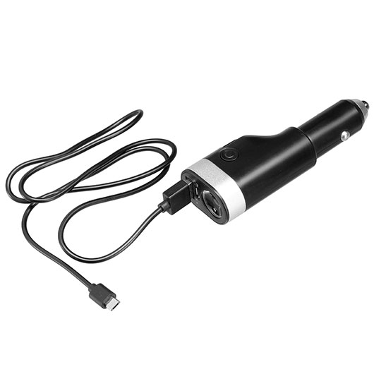 Ladegert CarCharger&Power inkl. Taschenlampe, Gurtschneider und USB Kabel Bild 6