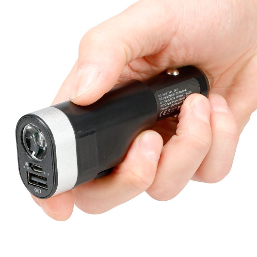 Ladegert CarCharger&Power inkl. Taschenlampe, Gurtschneider und USB Kabel Bild 7