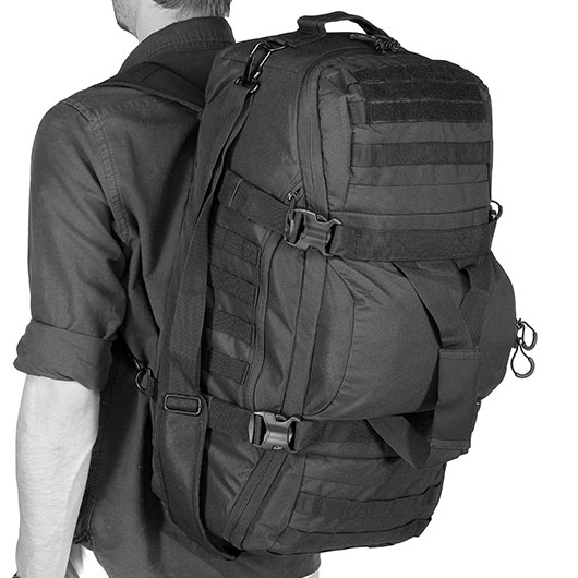 101INC Weekender Tasche -Rucksack 45 Liter 3in1 fr verschiedene Aktivitten anpassbar. Bild 10