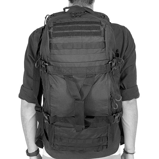 101INC Weekender Tasche -Rucksack 45 Liter 3in1 fr verschiedene Aktivitten anpassbar. Bild 9