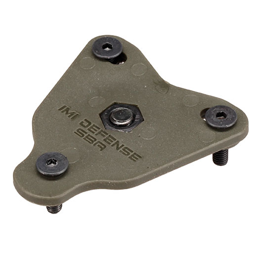 IMI Defense SBA-1 Adapter BlackHawk Zubehr auf Roto Retention System oliv Bild 3