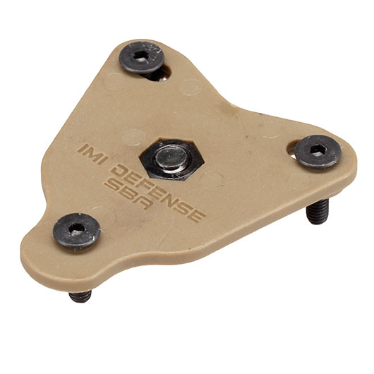 IMI Defense SBA-1 Adapter BlackHawk Zubehr auf Roto Retention System tan Bild 3