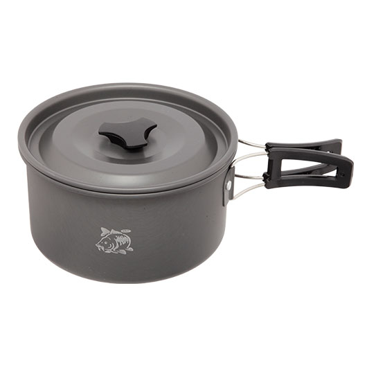 NGT Camping & Outdoor Koch Set 3-teilig Leichtgewicht aus eloxiertem Aluminium Bild 1