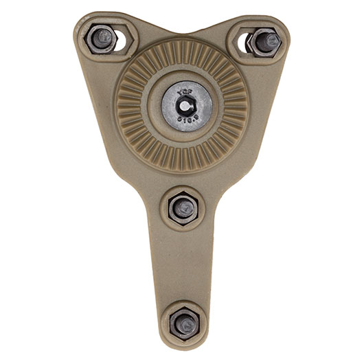 IMI Defense SBA-2 Adapter Safariland Zubehr auf Roto Retention System tan