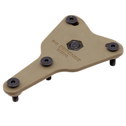 IMI Defense SBA-2 Adapter Safariland Zubehr auf Roto Retention System tan Bild 2