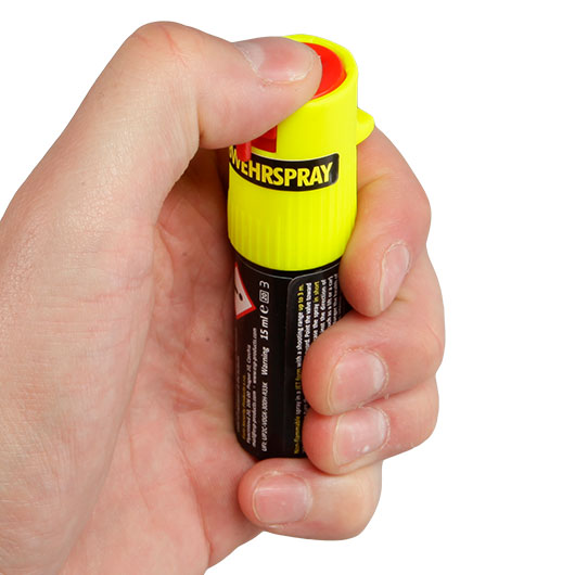 Hurricane Pfefferspray mit gelben Sprhknopf 15 ml auch Ersatzspray fr Artikelnummer 1294130 Bild 6