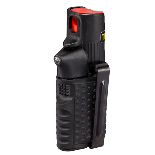 Pfefferspray Hurricane mit LED Lampe und Clip 15ml Bild 1