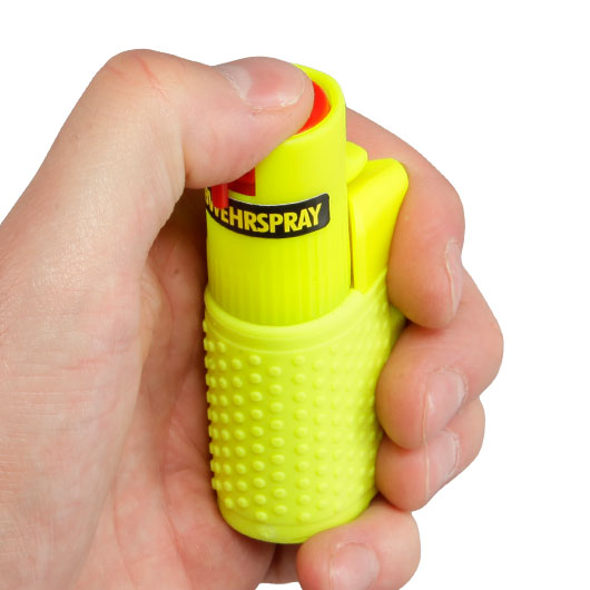 Abwehrspary Hurricane Pfefferspray signalgelb 15 ml mit LED Lampe Bild 7