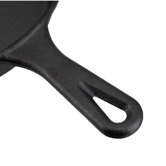 FOX Outdoor Bratpfanne aus Gusseisen mit Griff Durchmesser ca. 20cm Bild 6