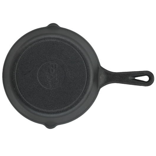 FOX Outdoor Bratpfanne aus Gusseisen mit Griff Durchmesser ca. 20cm Bild 8