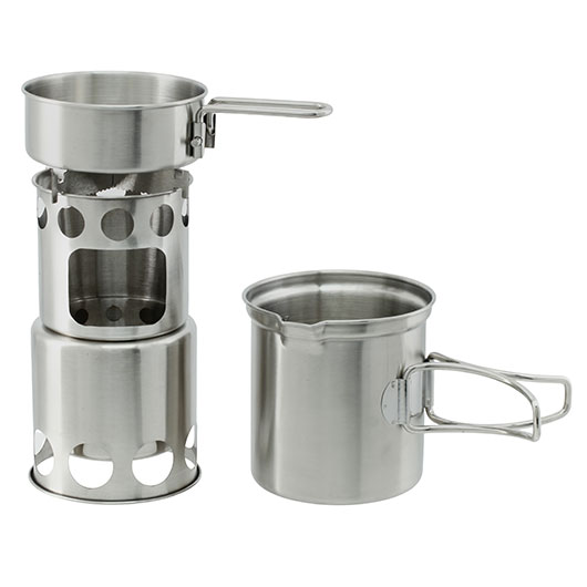 FOX Outdoor Kochset Travel mit Kocher