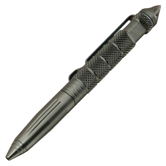 Tactical Pen grau mit Glasbreccher
