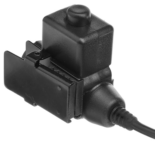 Nuprol U94 Headset PTT Push-To-Talk Einheit mit Motorola 1-Pin Stecker schwarz Bild 2