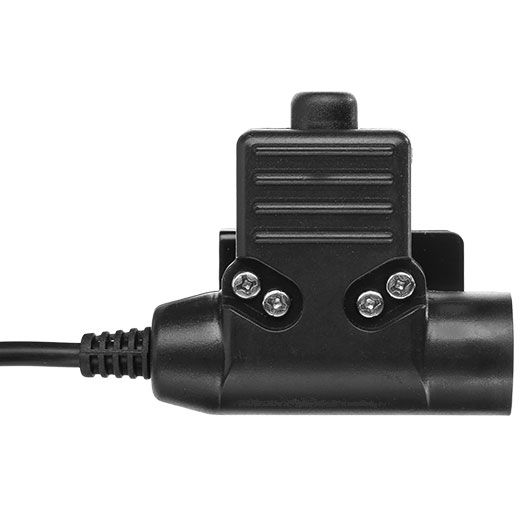 Nuprol U94 Headset PTT Push-To-Talk Einheit mit Midland 2-Pin Stecker schwarz Bild 3