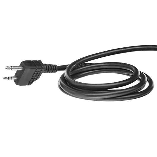 Nuprol U94 Headset PTT Push-To-Talk Einheit mit Midland 2-Pin Stecker schwarz Bild 4
