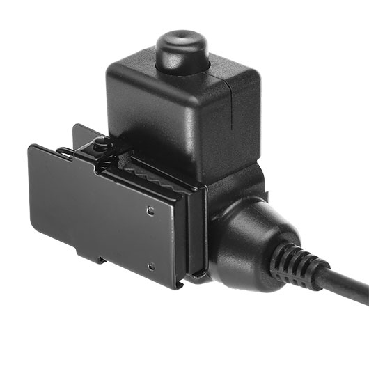 Nuprol U94 Headset PTT Push-To-Talk Einheit mit Kenwood 2-Pin Stecker schwarz Bild 2