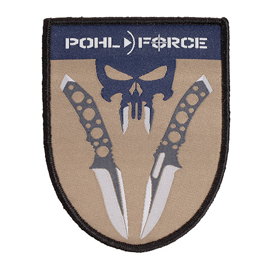 Pohl Force Patch, passend zur Charlie Two|Three- Finale Edition. Limitiert auf 50 Exemplare Der Patch in den Farben schwarz, Gra