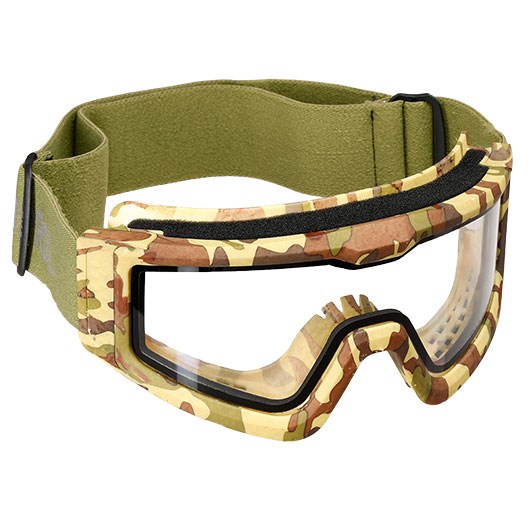Nuprol Battle Visor Dual Lens Eye Protection Airsoft Helmbrille / Schutzbrille camo Bild 1