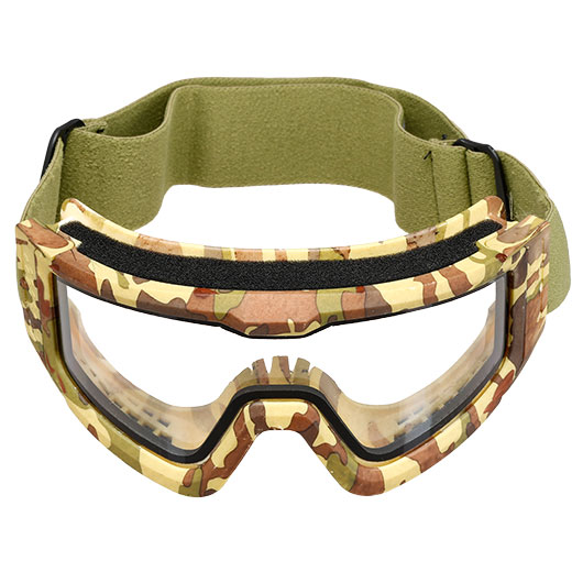 Nuprol Battle Visor Dual Lens Eye Protection Airsoft Helmbrille / Schutzbrille camo Bild 2
