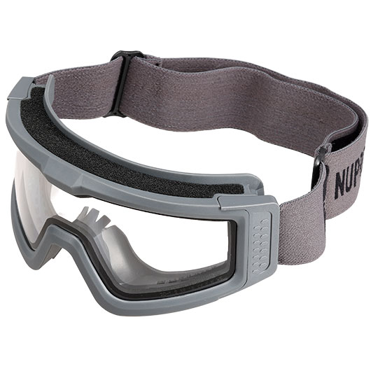 Nuprol Battle Visor Dual Lens Eye Protection Airsoft Helmbrille / Schutzbrille grau
