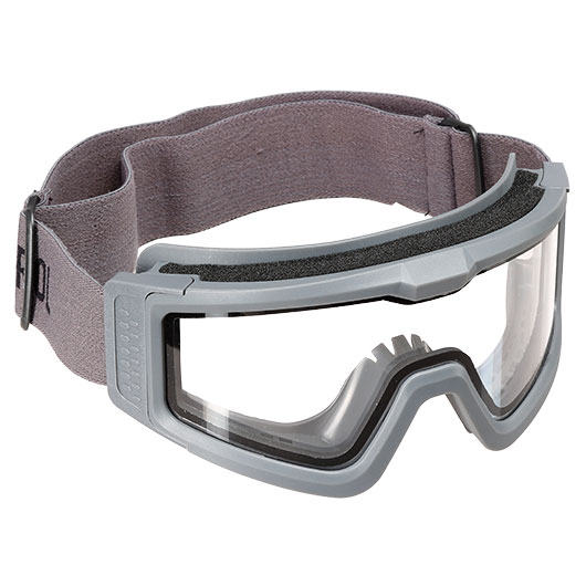 Nuprol Battle Visor Dual Lens Eye Protection Airsoft Helmbrille / Schutzbrille grau Bild 1