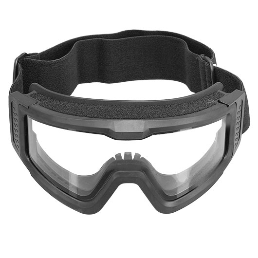 Nuprol Battle Visor Dual Lens Eye Protection Airsoft Helmbrille / Schutzbrille schwarz Bild 2