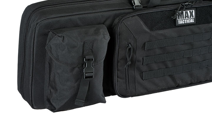 MAX Tactical 108 cm Heavy Duty Deluxe Double Soft Rifle Bag / Gewehr-Futteral f. zwei Gewehre mit Zubeh�r schwarz Bild 10