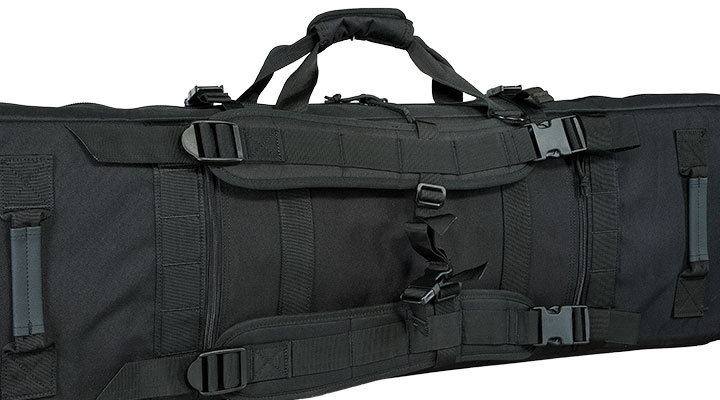 MAX Tactical 108 cm Heavy Duty Deluxe Double Soft Rifle Bag / Gewehr-Futteral f. zwei Gewehre mit Zubeh�r schwarz Bild 11