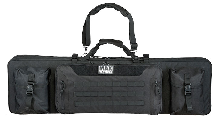 MAX Tactical 108 cm Heavy Duty Deluxe Double Soft Rifle Bag / Gewehr-Futteral f. zwei Gewehre mit Zubeh�r schwarz Bild 2