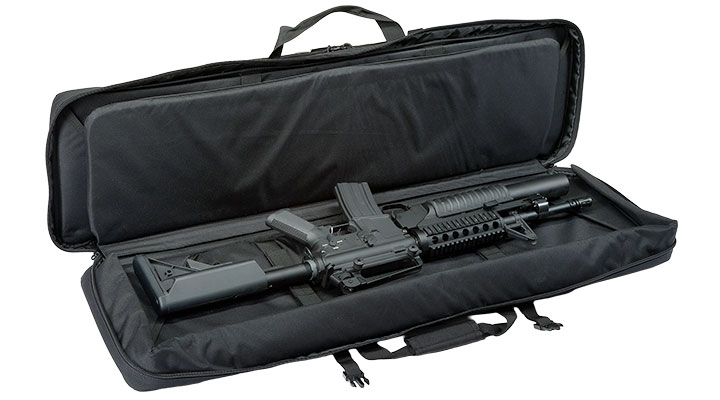 MAX Tactical 108 cm Heavy Duty Deluxe Double Soft Rifle Bag / Gewehr-Futteral f. zwei Gewehre mit Zubeh�r schwarz Bild 4