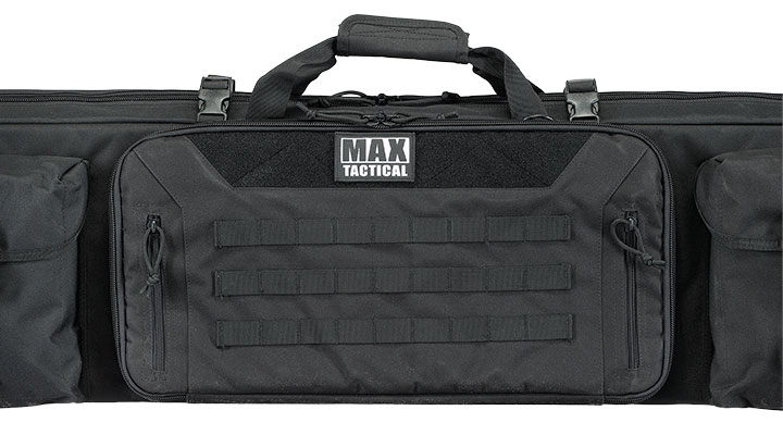 MAX Tactical 108 cm Heavy Duty Deluxe Double Soft Rifle Bag / Gewehr-Futteral f. zwei Gewehre mit Zubeh�r schwarz Bild 9