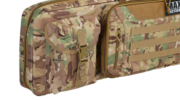 MAX Tactical 108 cm Heavy Duty Deluxe Double Soft Rifle Bag / Gewehr-Futteral f. zwei Gewehre mit Zubeh�r Multilight Camo Bild 10