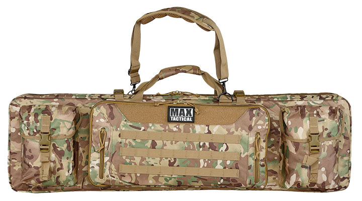 MAX Tactical 108 cm Heavy Duty Deluxe Double Soft Rifle Bag / Gewehr-Futteral f. zwei Gewehre mit Zubeh�r Multilight Camo Bild 2