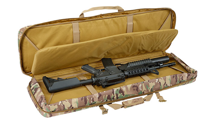 MAX Tactical 108 cm Heavy Duty Deluxe Double Soft Rifle Bag / Gewehr-Futteral f. zwei Gewehre mit Zubeh�r Multilight Camo Bild 5