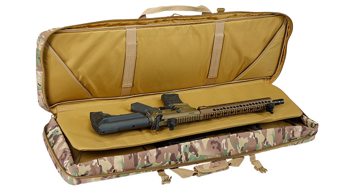 MAX Tactical 108 cm Heavy Duty Deluxe Double Soft Rifle Bag / Gewehr-Futteral f. zwei Gewehre mit Zubeh�r Multilight Camo Bild 6