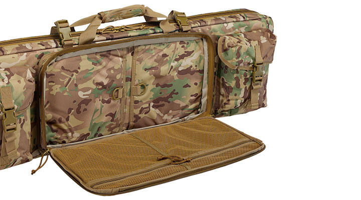 MAX Tactical 108 cm Heavy Duty Deluxe Double Soft Rifle Bag / Gewehr-Futteral f. zwei Gewehre mit Zubeh�r Multilight Camo Bild 8