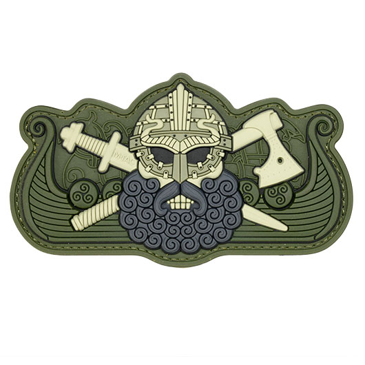 M-Tac 3D Viking's Drakkar Patch black oliv