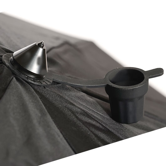 UZI Sicherheitsschirm mini schwarz Bild 9