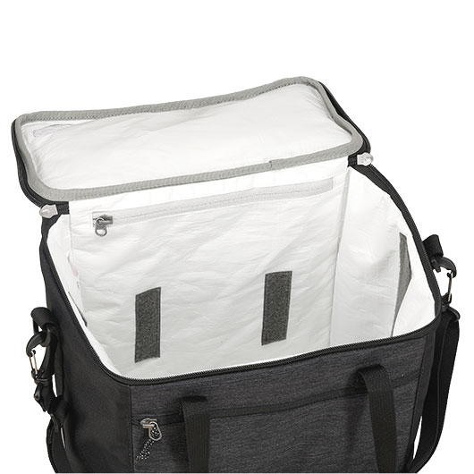 Tatonka Cooler Bag SIX PACK off-black mit herausnehmbarer Einteilung Bild 4