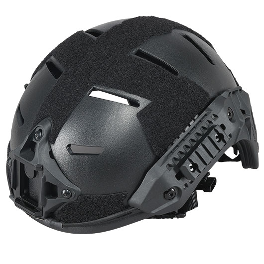 WoSport Airsoft Helm MK Training Style mit NVG Mount und seitlichen Rails verstellbar schwarz Bild 8