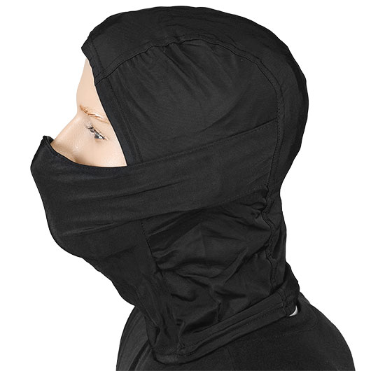 WoSport Tactical Sturmhaube / Balaclava mit Silikoneinsatz Generation 2 schwarz Bild 1