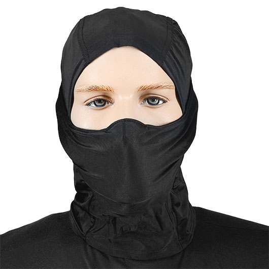 WoSport Tactical Sturmhaube / Balaclava mit Silikoneinsatz Generation 2 schwarz Bild 2