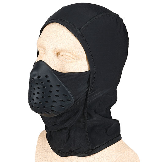 WoSport Tactical Sturmhaube / Balaclava mit Silikoneinsatz Generation 2 schwarz Bild 4