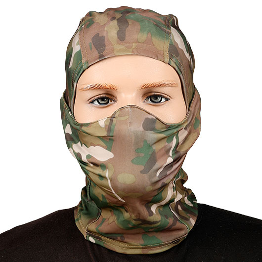 WoSport Tactical Sturmhaube / Balaclava mit Silikoneinsatz Generation 2 camo Bild 2