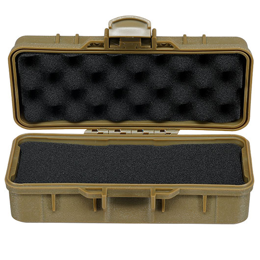 WoSport Universal Tactical Mini Hard Case Box 16,5 x 8,8 x 6,1 cm PnP-Schaumstoff tan Bild 5