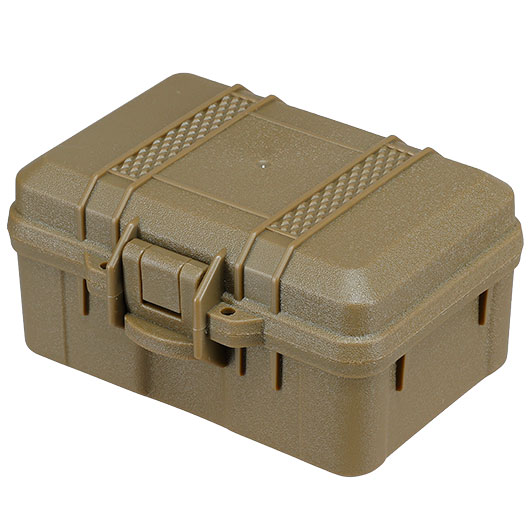 WoSport Universal Tactical Mini Hard Case Box 13,5 x 9 x 7 cm PnP-Schaumstoff tan