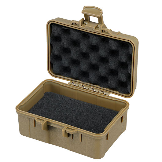 WoSport Universal Tactical Mini Hard Case Box 13,5 x 9 x 7 cm PnP-Schaumstoff tan Bild 4