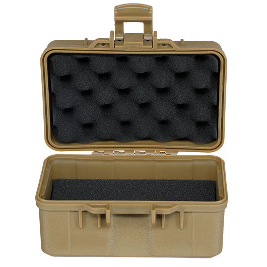 WoSport Universal Tactical Mini Hard Case Box 13,5 x 9 x 7 cm PnP-Schaumstoff tan Bild 5